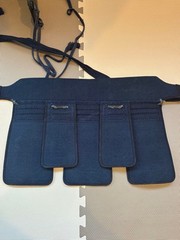 Japanese Kendo Do Chest Guard Armor Torso Navy Blue With Strap Gear