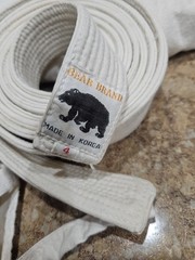 Vintage SZ 4 Bear Brand Martial Arts Tae Unisex Uniform Complete 100% Cotton