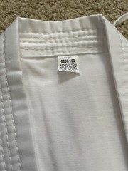Brand New Kids White MMA TAEKWONDO KARATE GI UNIFORM SET WITH BELT C100 / 0000