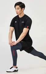 MOOTO Flex Shorts (Half-length Black Pants) Sports Team Training Wear Uniform
