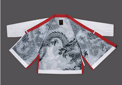 MOOTO Kumgang Grandmaster Taekwondo Karate Dobok White Black Collar Professional