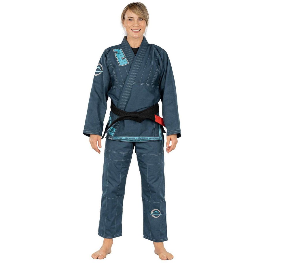 Fuji Submit Everyone Supraito Womens Brazilian Jiu-Jitsu BJJ Gi – Teal Blue