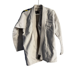 Yamarashi BJJ Brazilian Jiu Jitsu Ivory Tech Kimono Jacket Adult White