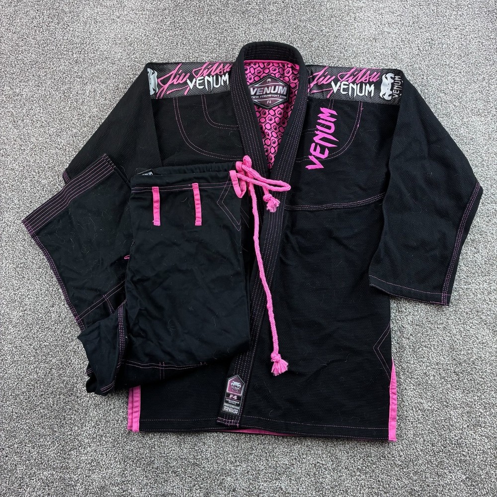 Venum BJJ Gi Women’s F4 Black Challenger Brazilian Jiu Jitsu Kimono Uniform