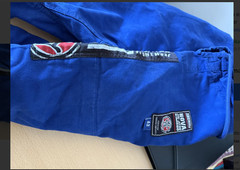 Tatami Fightwear Nova Jiu Jitsu Kimono Pants Blue Cotton Tapered Men Size A3