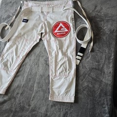 GRACIE BARRA JIU JITSU Gi Pants Adult SIZE A0 White Equipe Edition