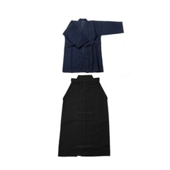 Kendo Uniform Set -Standard- Navy blue gi with Black hakama – kendo uniform kend