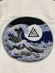 Gracie Jiu-Jitsu Gi Jacket Kimono Top S Small White Mens 100% Cotton Jiu Jitsu