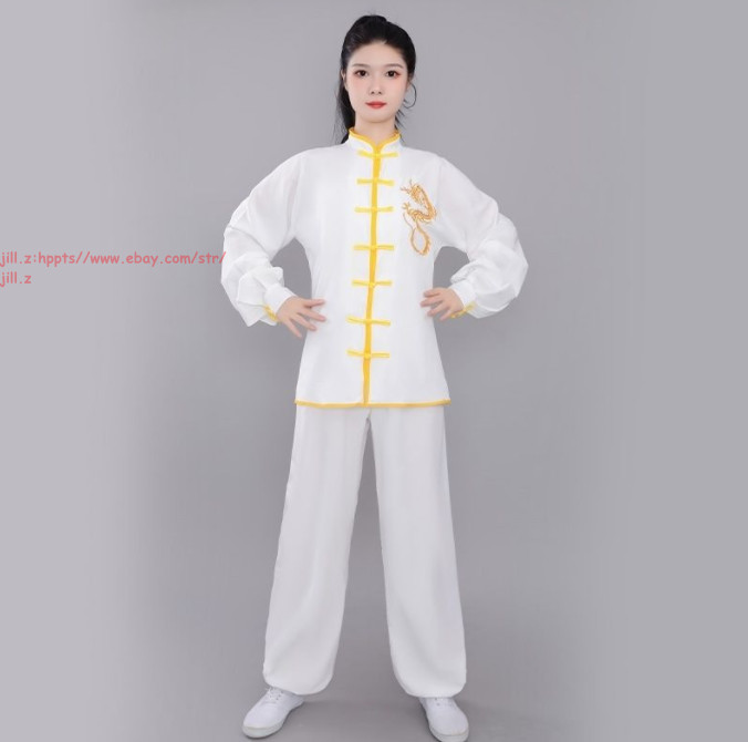 Chinese KungFu Suit Unisex Cotton Tai Chi Uniforms wushu Wing Chun Clothes Set
