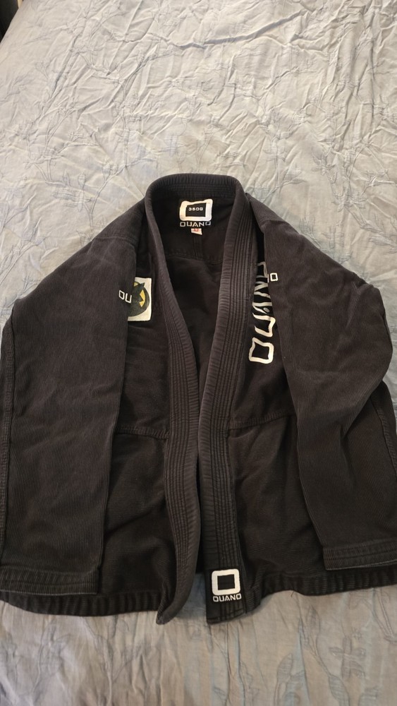 Ouano 350G Serg Brazilian Jiu-Jitsu Black Gi Grappling BJJ A1L