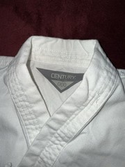 Child’s Martial Arts Karate White Top Pants Cotton Polyester Sz 00 Century