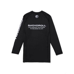 Shoyoroll Brazil Kimono V1 Rash Guard LS And V1 Fitted Shorts (Black)