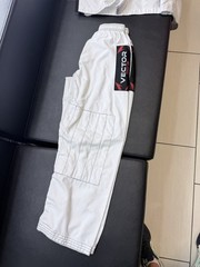 Vector Sports Attila Series Kids Unisex BJJ Gi Set K4 White Jacket & Pants