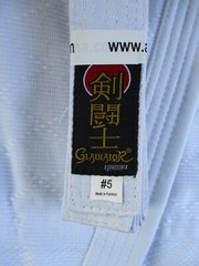ProForce Gladiator Judo Uniform (Traditional Drawstring) – White size 5