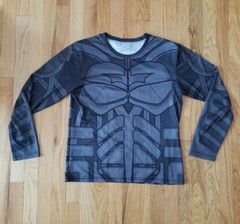 Batman Dark Knight MMA BJJ Jiu Jitsu Rashguard size M compression shirt