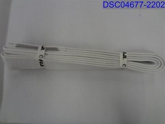 Fuji Premium Kimono Achieve Excellence White Cotton Blend A4 Rank Belt