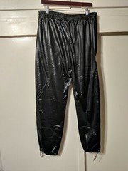 Storm Kimonos Black Polyester BJJ Jiu Jitsu Athletic Pants Mens Large L