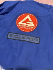 Gracie Barra Atleta Competition Kimono BJJ Jiu-Jitsu Gi Blue Adult Unisex A3