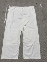 Judo Uniform Top And Bottom Set White No. 4