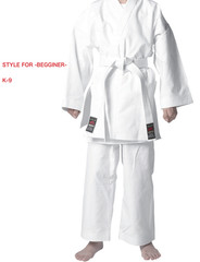 Shureido K-9 Karate Gi Uniform + White Belt Lightweight Cotton Made in Japan