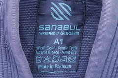 Sanabul BJJ Gi Jacket Kimono Top A1 Medium Blue Mens Adult Jiu Jitsu Training