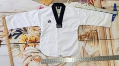 Dynamic Taekwondo Uniform Set Size 0/140 w/4 Belts 2 Headbands CMA TKD