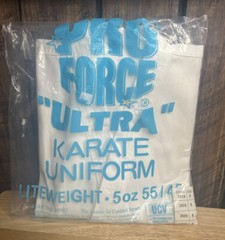 ProForce Ultra 5 oz. Karate Uniform Elastic Drawstring – 55/45 Size 0 – New
