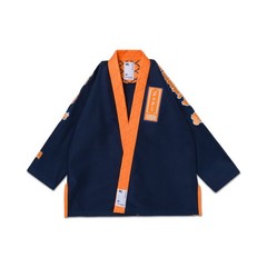 Albino and Preto Batch A&P x NESM Navy Blue BJJ Gi jiu-jitsu Kimono With Bags