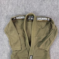 Tatami BJJ Gi Jacket Kids M4 Medium Green Checkmat Valencia Jiu Jitsu Kimono
