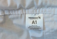 Hayabusa Pants Mens A1 White Jiu Jitsu Grappling MMA Fight