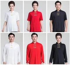 Milk Silk Martial Arts Tai Chi Shirts Blouses T-shirt Kung Fu Wushu Uniform Tops