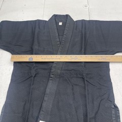 OMACS Karate Gi Uniform Set Kids XS Size 0/140 Black White Belt OMACS Logo