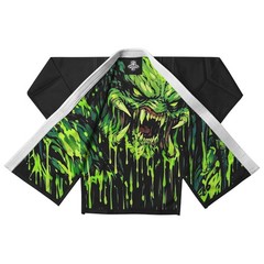 Custom Black Brazilian Jiu Jitsu Kimono | Your Name Here Back Design | Premium G