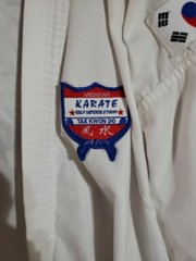 VTG Ft WORTH Academy of KARATE Tae Kwon DO Martial Arts Gi Top White KOREA