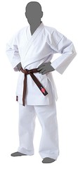 KANKU Karate Uniform 14 oz Heavy Weight Black and White