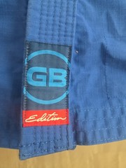 Gracie Barra Wear Jiu Jitsu Blue Ripstop Long Sleeve Kimono Top Youth Size Y6