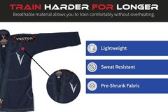 Brazilian BJJ Gi Jiu Jitsu Gi for Child Kids Gi Uniform Durable Pant & Jacket…