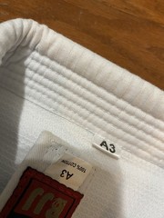 BJJ Gi Jacket White – Brazilian Jiu Jitsu Top A3H With Belt Us Vs Them Excellent