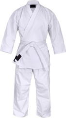 Karate Uniform, 8 Ounce, White, Durable and Lightweight, Ideal for Karate