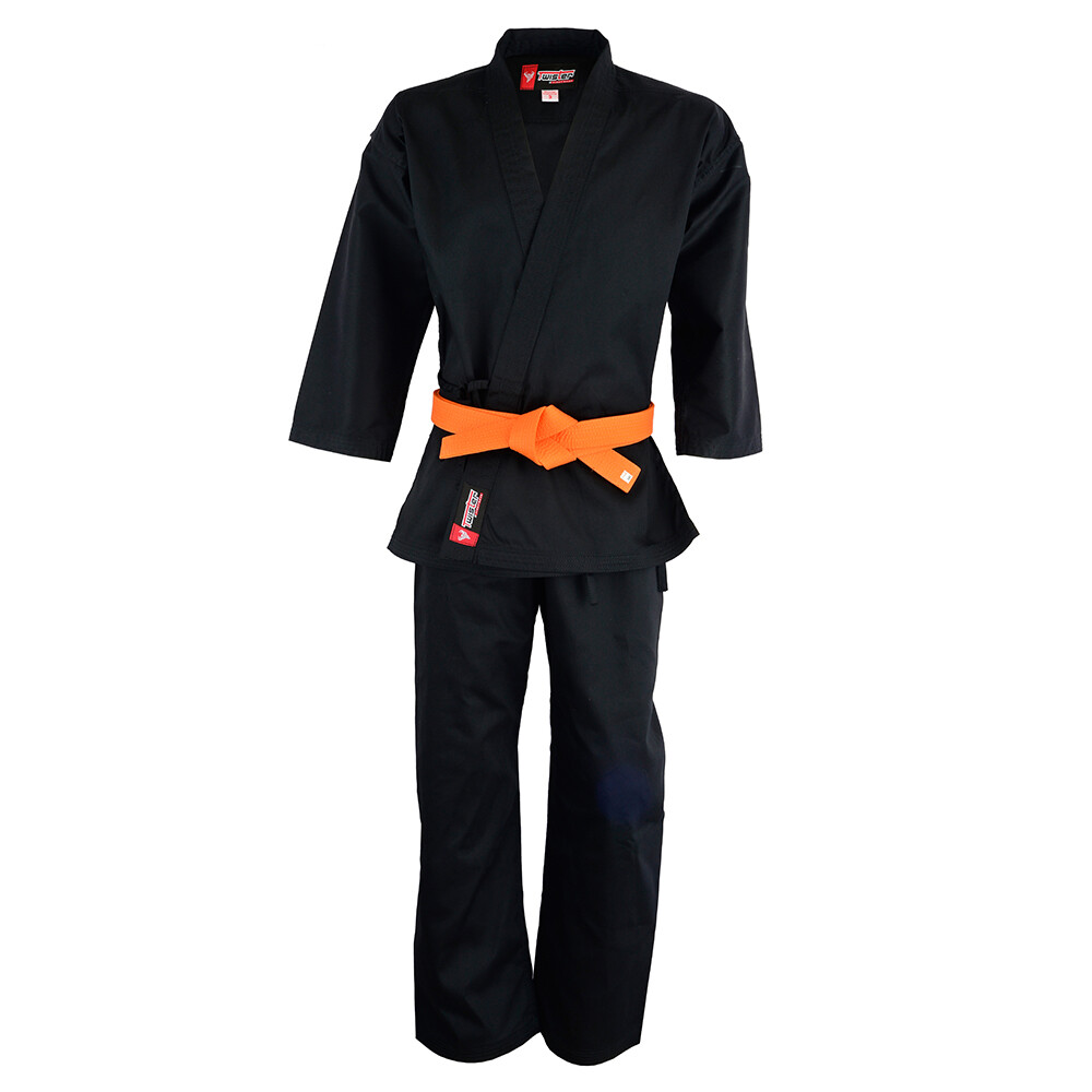 Karate Uniforms middleweight Black 8oz for Student