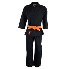 Karate Uniforms middleweight Black 8oz for Student