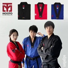 MOOTO BS4 COLOR Taekwondo Uniform Blue / Red / Black Dobok WTF Tae Kwon Do