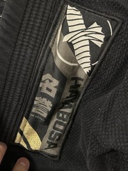 Hyubusa Jacket Gi Black Long Sleeve Y2 Jiu Jitsu Martial Arts Youth