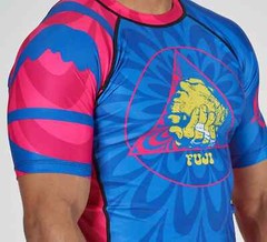Fuji Illusion Flex Lite MMA BJJ Jiu Jitsu ShortSleeve SS Rash Guard Rashguard