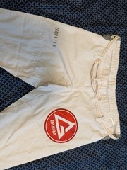 Gracie Barra Equipe TrainLite Jiu-Jitsu Gi A1 White Adult Unisex (used once)
