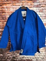 Moya Brand 025 Youth Blue Pants And Top Jiu Jitsu Jujutsu Size K4 EUC!