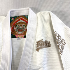 Fairtex BJJ2 Gi Matchanu Jacket Pearl Weave 550g with Pant 245g Rip Stop No Belt