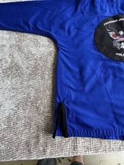 Jiu Jitsu Jacket No Belt Or Pants Royal Blue Size M4 Used Good Condition,