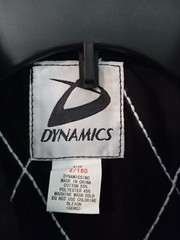 Dynamics Hapkido Gi Top Size 2 Black with White Diamond Pattern
