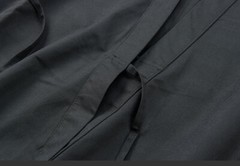 IAIDO broad SLEEVE Black GI large sleeves Tetron jacket japanese kimono top gi